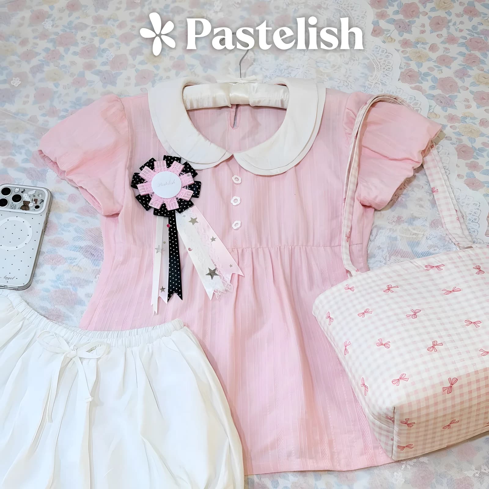 Áo Babydoll Cổ Sen